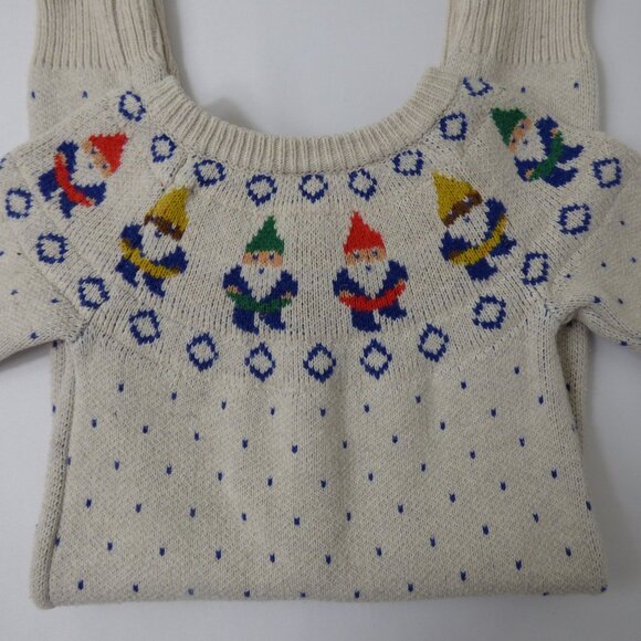 Hanna Andersson Infant Gnome Sweater Romper & Hat Set, Size 6-12 Months - Picture 3 of 5
